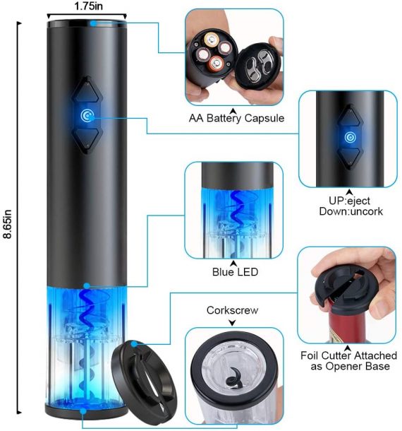 Automatic Electric Wine Cork Remover Instructions