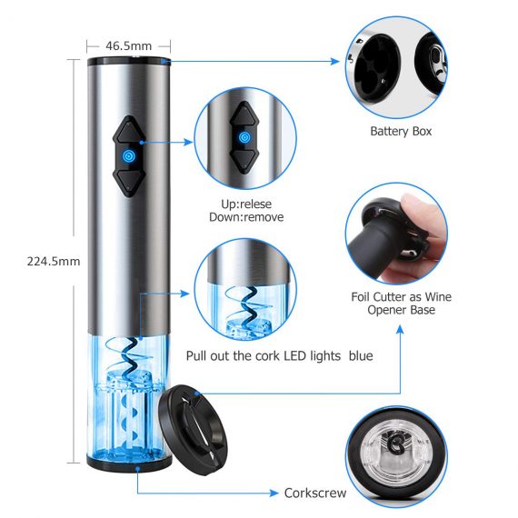 electric wine automatic bottle opener structure