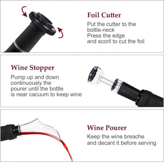 why we need foil cutter - wine stopper - Wine Pourer