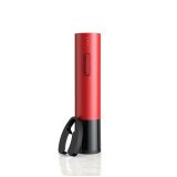 Stainless Steel Red Electric Wine Opener with Foil Cutter