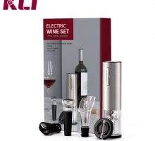 Rechargeable Cordless Stainless Steel Electric Wine Bottle Opener Gifts Set