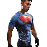 short sleeve dri fit superman birthday shirt