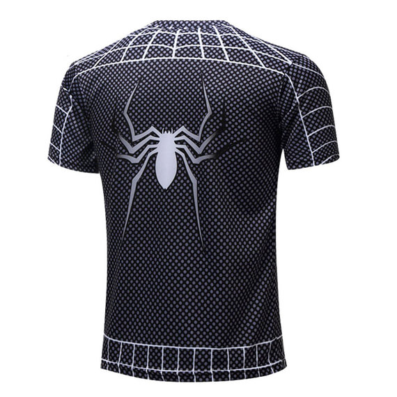 dri fit spider man print tee shirt