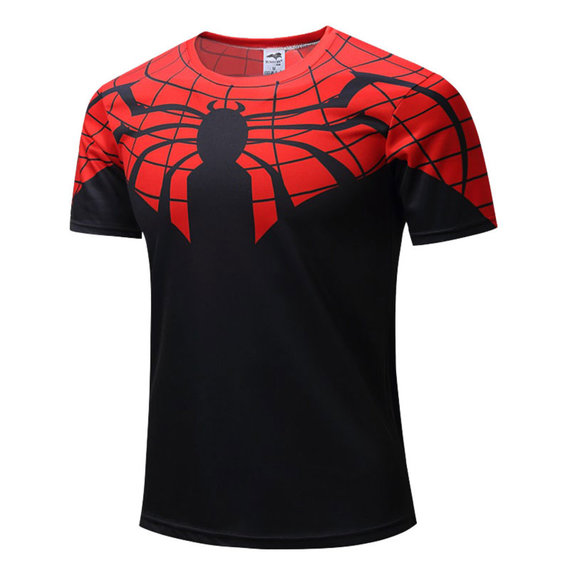 dri fit spider man graphic tee