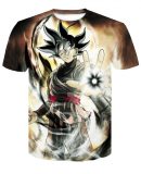 short sleeve anime dragon ball gym shirt