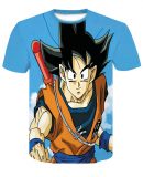 short Sleeve Anime dragon ball z shirts kids