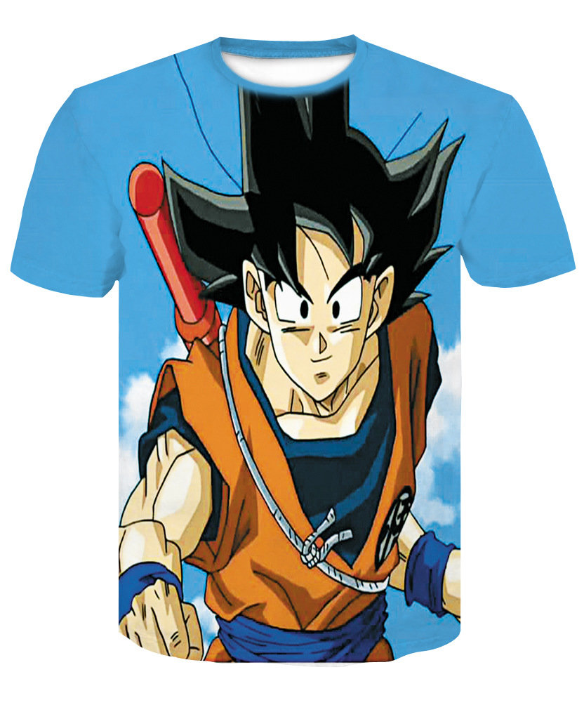 Dragon Ball Z Anime Cartoon Character Group Men's Short Sleeve Graphic Tee  Shirt-S