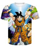 Childrens Dragon Ball T Shirt Short Sleeve Anime Print Tee