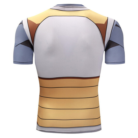 short sleeve boys Anime Vegeta Dragon Ball compression shirt