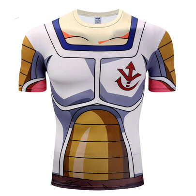 short sleeve Vegeta Dragon Ball t shirt for boys