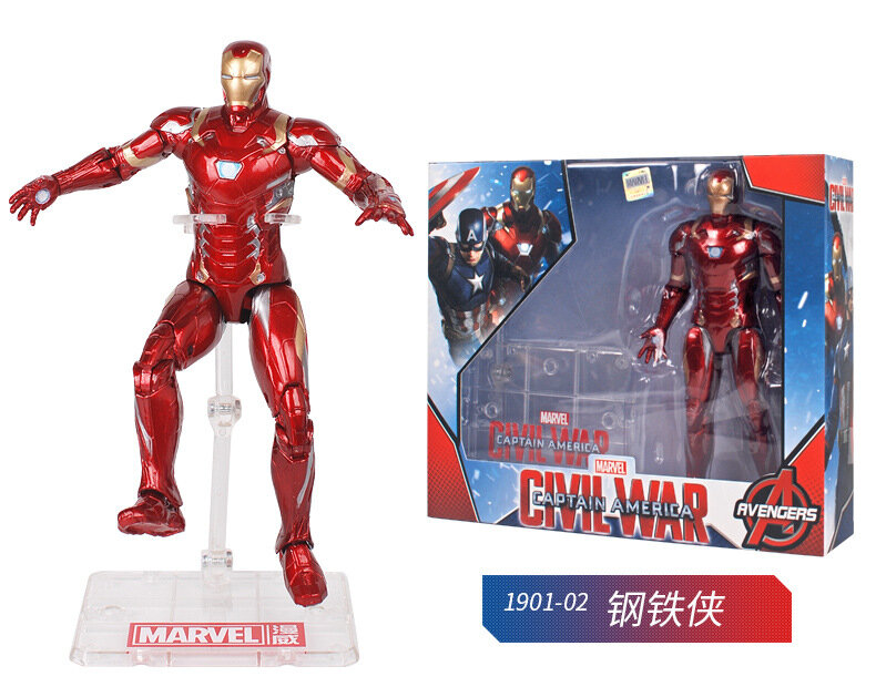 6 Inch Iron Man Civil War Action Figure Toy Doll