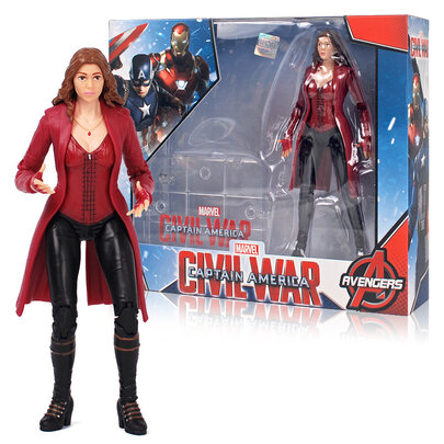 6 inch Scarlet Witch Collectible Die-Cast Figure for marvel fans