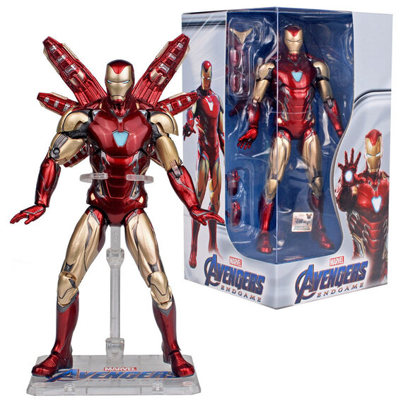 Avengers Endgame Tony Stark Iron Man Mark85 FINAL BATTLE Action Figure for kids