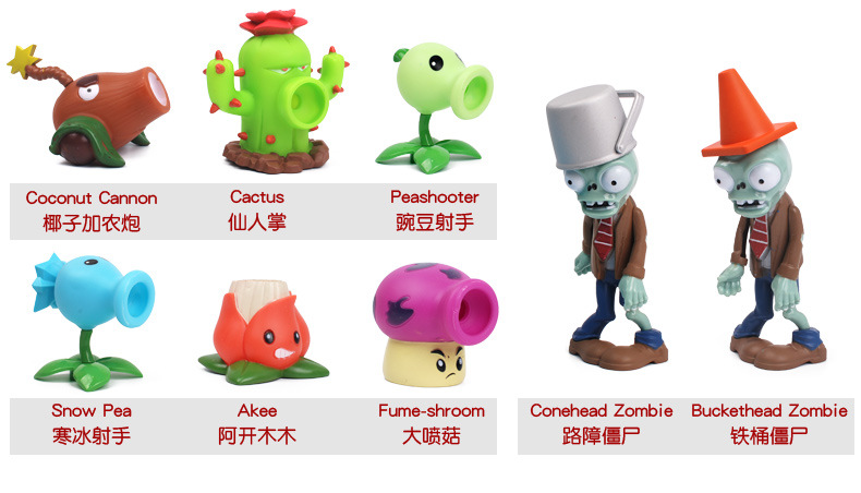 how to play Plants VS Zombies Action Figure Toy