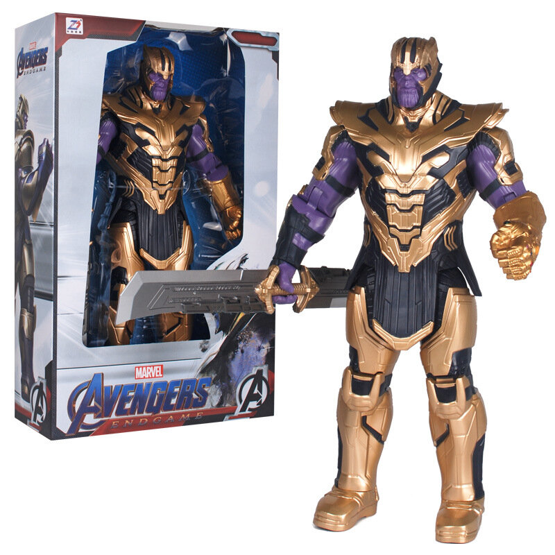 14-Inch Scale Marvel Superhero Thanos Action Figure Toy - WNH 1605 01 Thanos V1 01