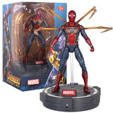 7-inch Marvel Avengers Iron Spider Man Action Figure,PVC,include Luminous base and cool gift box