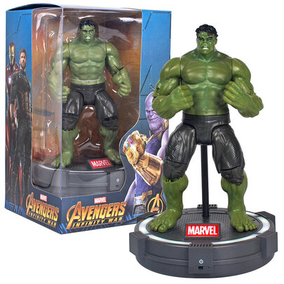 7-inch Hulk Marvel Avengers Action Figure Toy,Luminous base,gift box