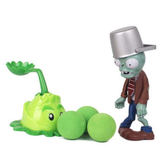 3D Paper Papercraft Stadio plants vs zombies Cabbage-Pult Model Toys gift 
