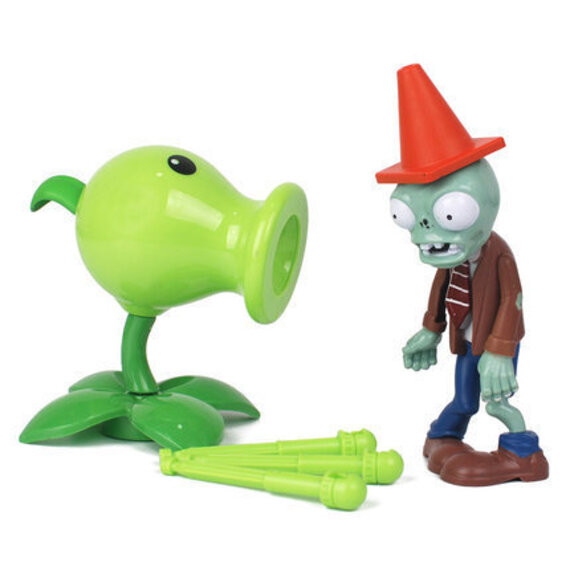 Pea Boomerang Plants VS Zombies PVC Action Figure Toy for kids