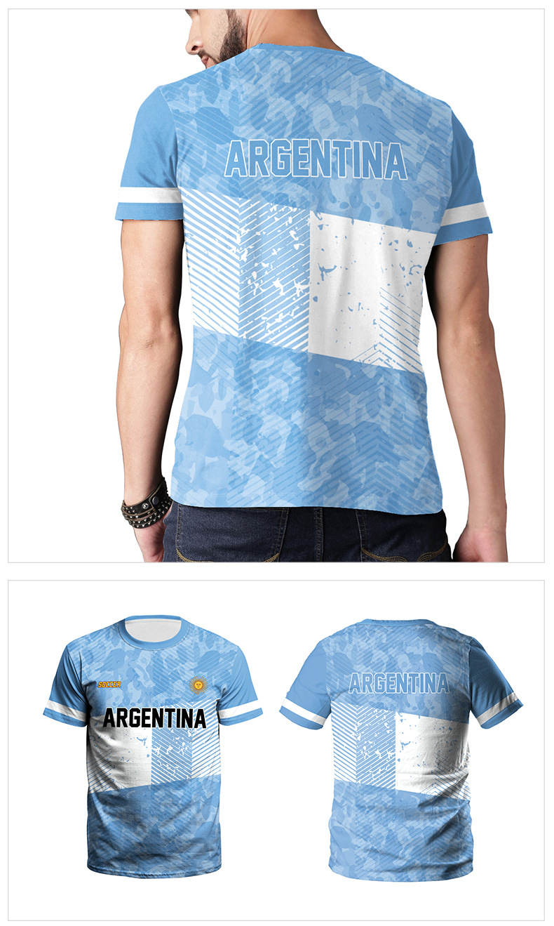 2022 Official Argentina Fifa World Cup Jersey 22