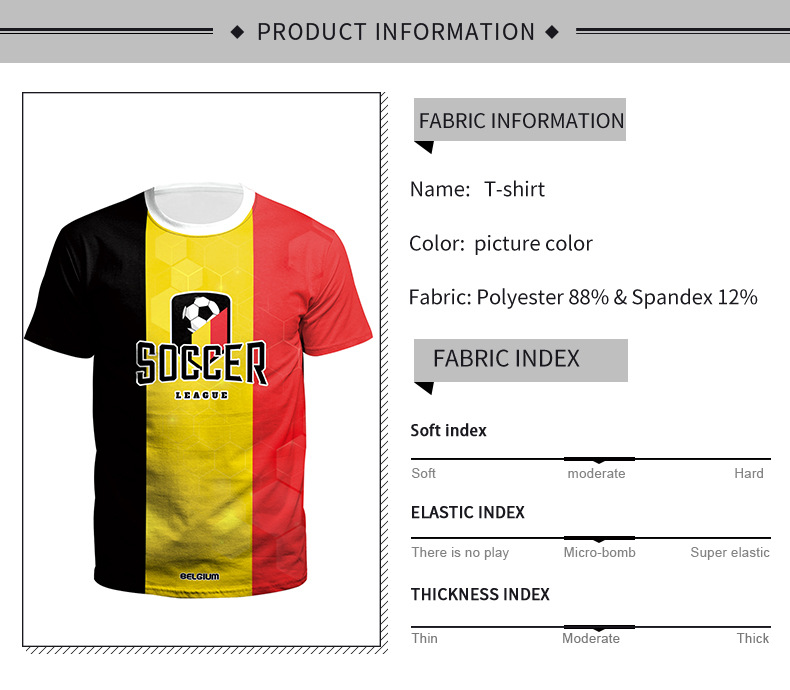 Belgium Fifa World Cup Jersey 2022 - 05 - product Material