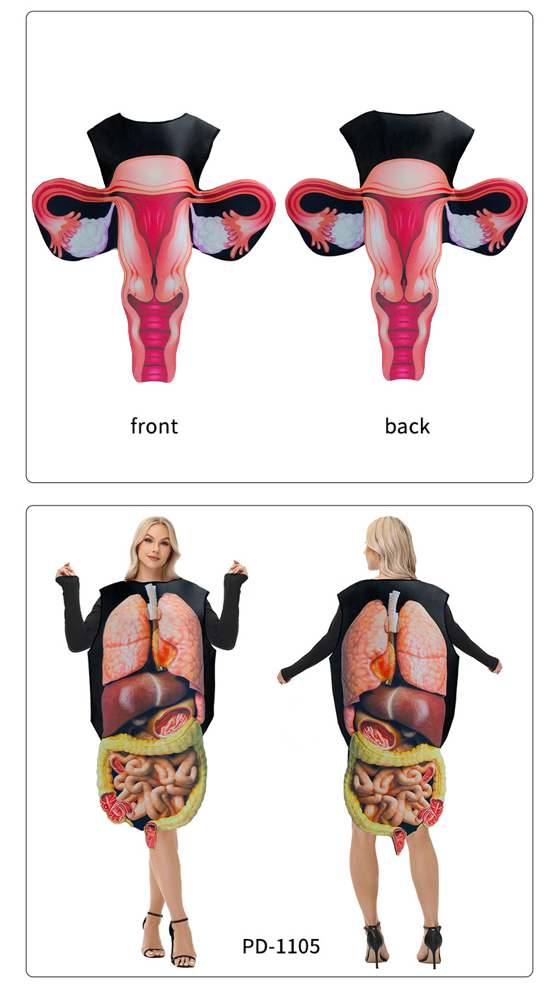 Bladder Internal Organs Halloween Costume - model show