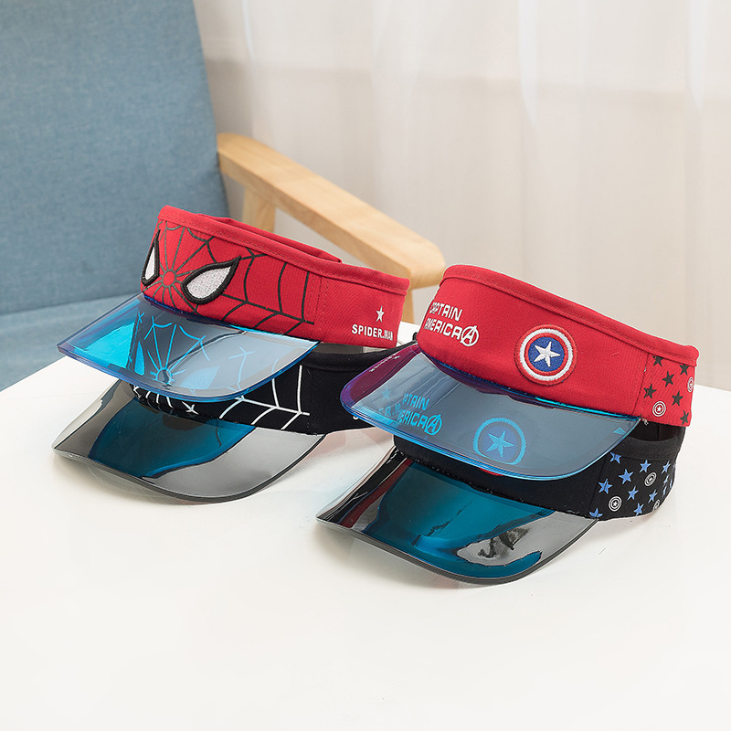 kid's Wide Brim Sun Visor Marvel Superhero Series - 13