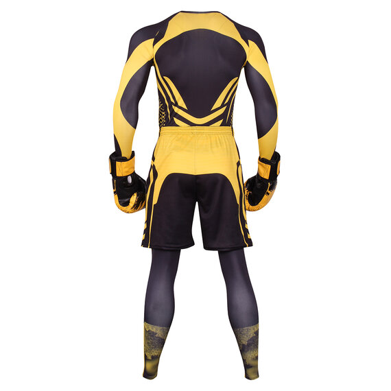 3 in 1 exercise suit for mens yellow