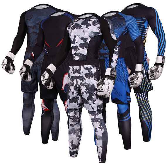 3 Pieces men's fashion athletic leggings / compression shorts / most comfortable workout pants