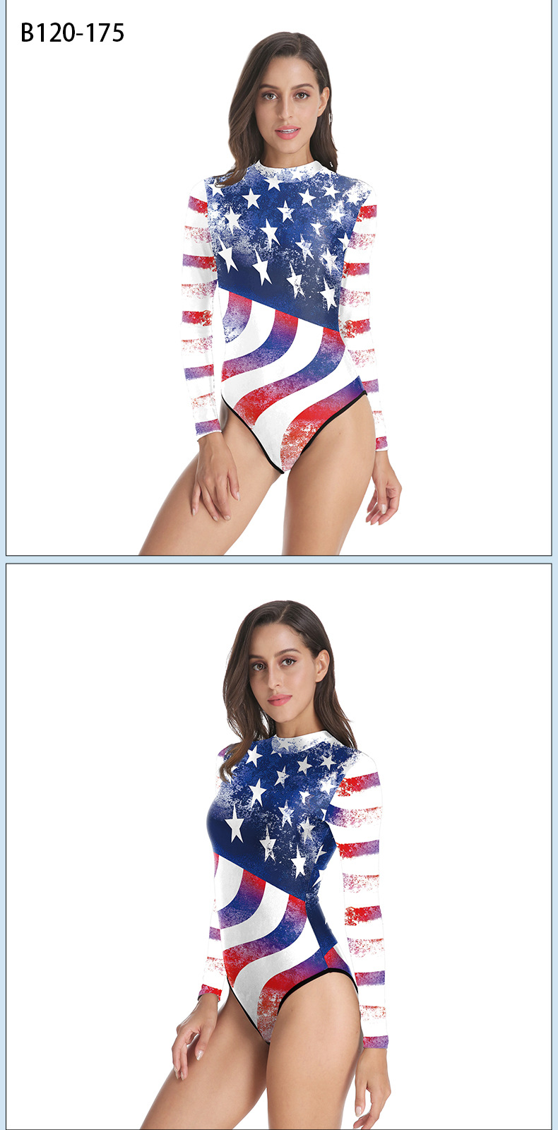 Independence Day USA FLAG 3D print one pieces beach wear women - model show