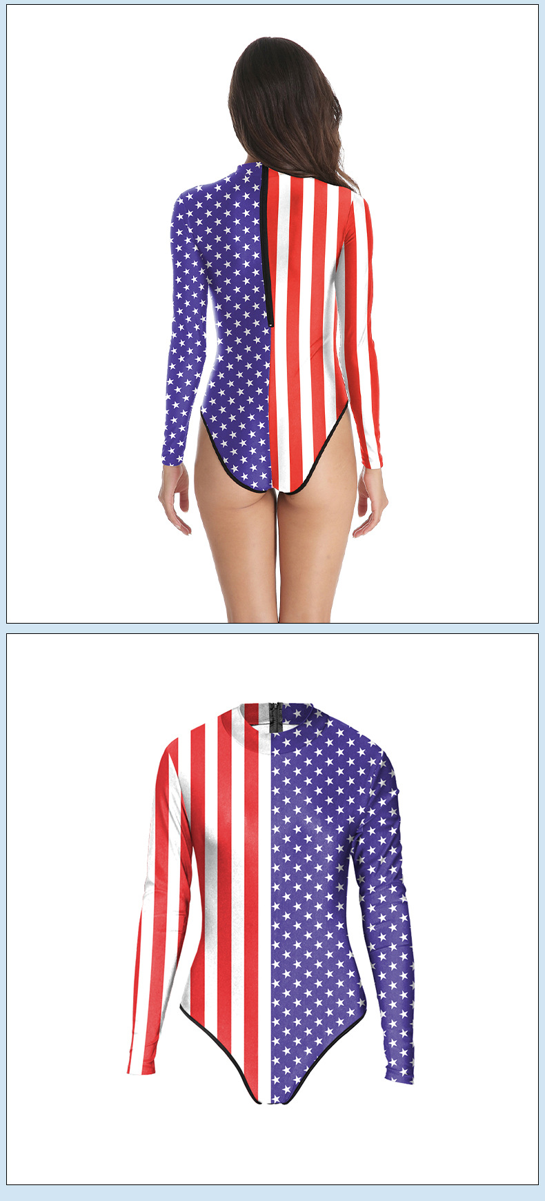 Independence Day america flag 3d graphic one pieces beach wear bikini