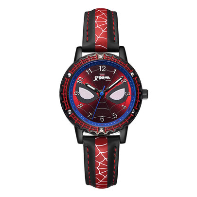 Red Spider-man Watch For Kids,adjustable strap