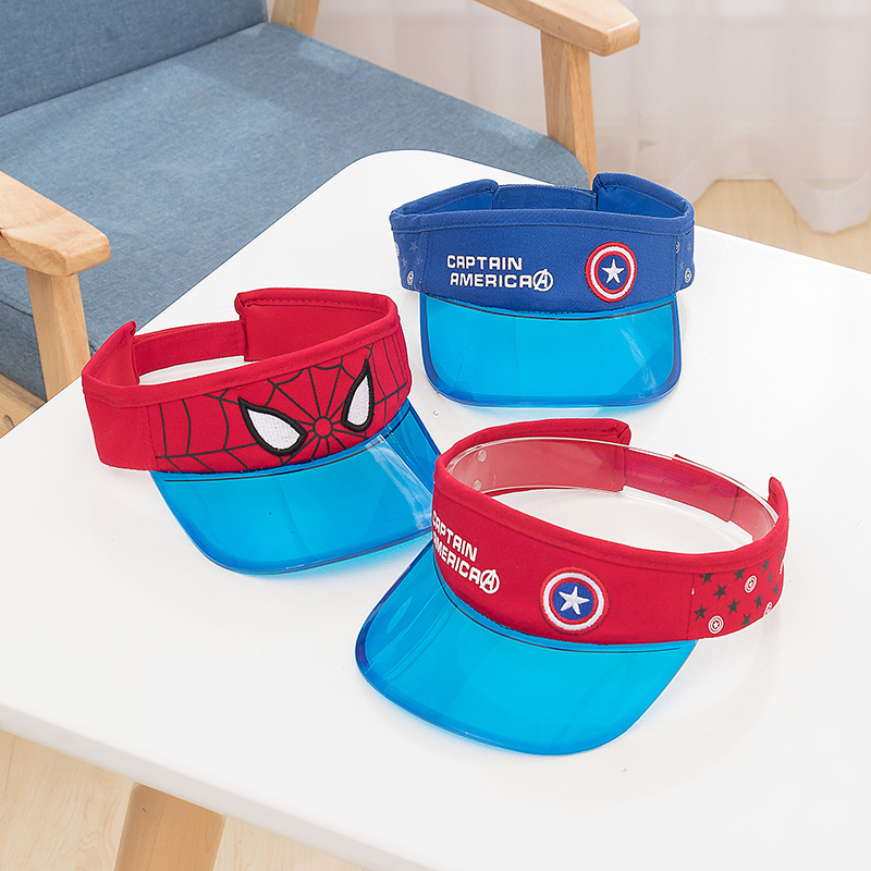 Marvel Avengers Wide Superheroes Brim Sun Visor For Kids - 06