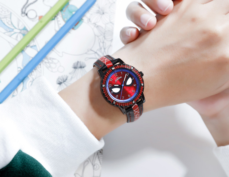 Spider-man Watch For Kids Black Demo Show