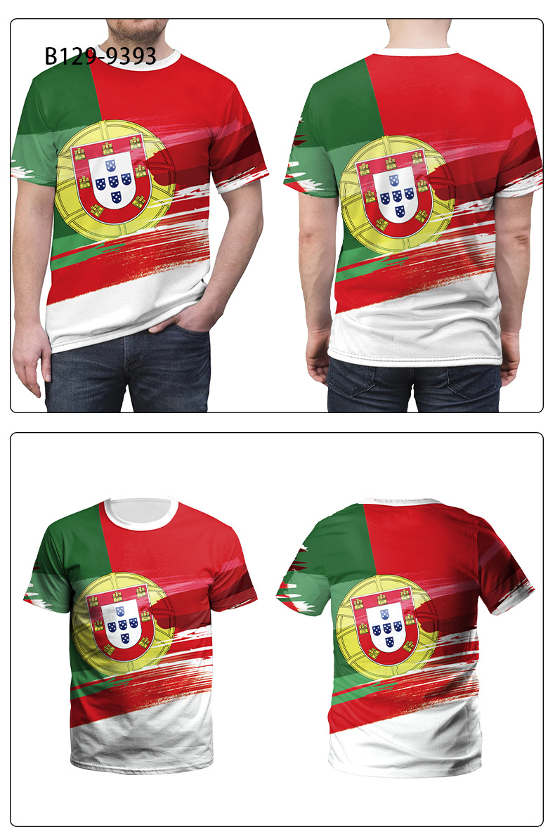 Portugal Country Flag Graphic Shirt