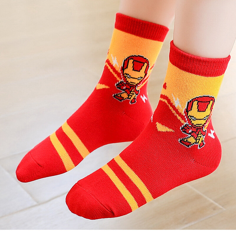5 Pairs Marvel Avenger Socks For kids