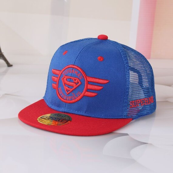 Adjustable Children's Blue Superman Avengers Baseball Hat