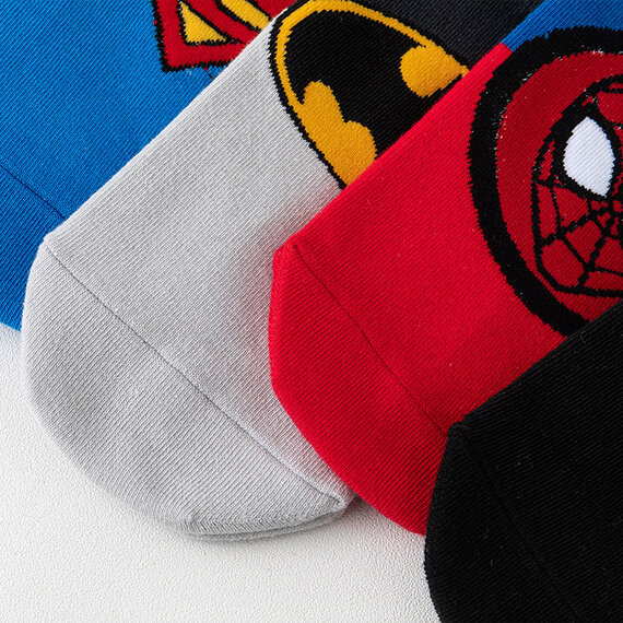 5 Pairs dc comics ankle Socks For men