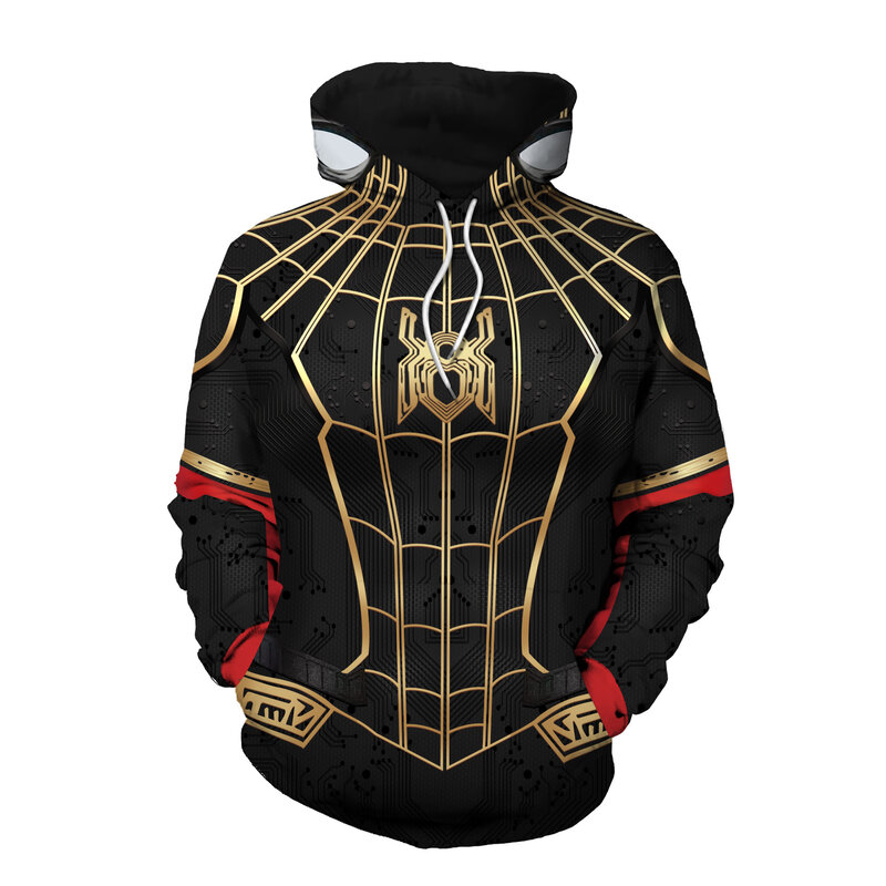 Marvel Spider-man No Way Home Pullover Hoodie Golden