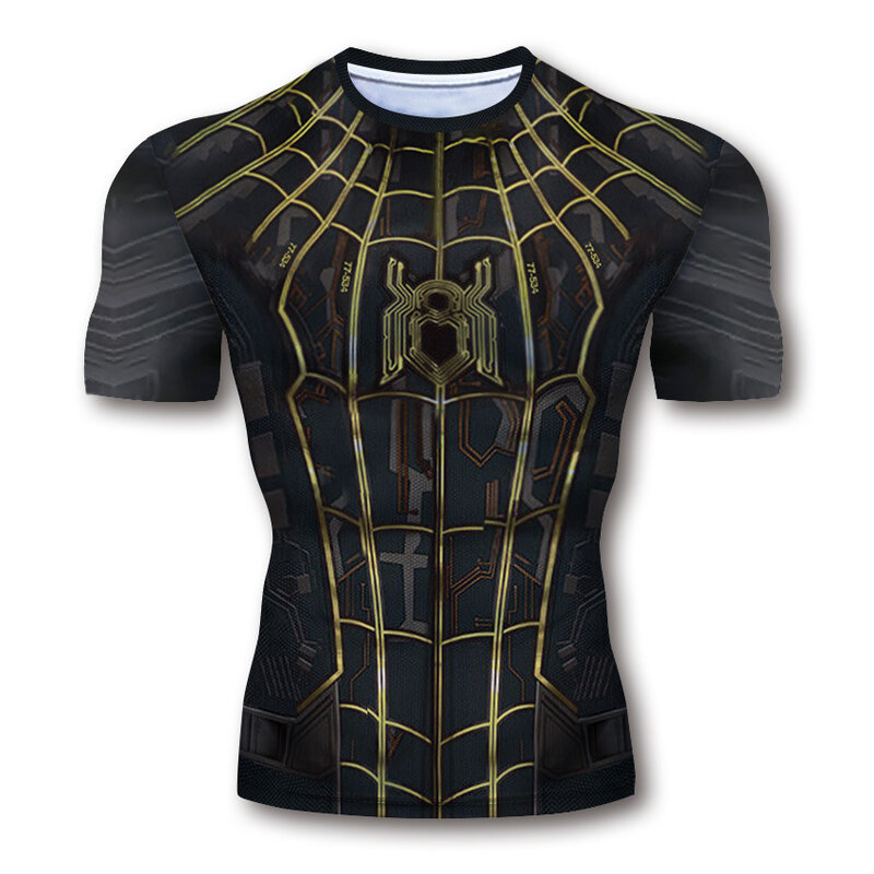 Marvel Spider-Man No Way Home Superhero compression workout shirt