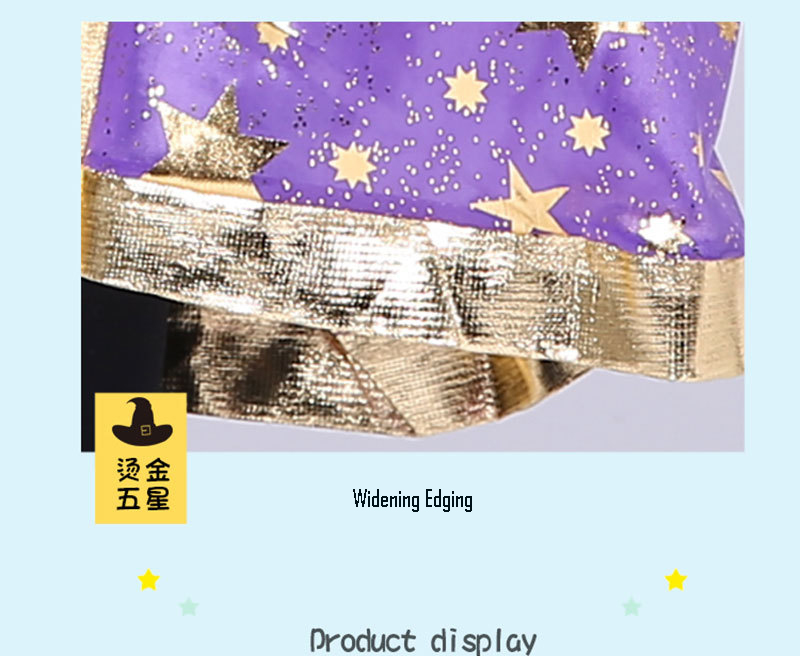 Kids witch or wizard Cloak Precise cute design with star printed 