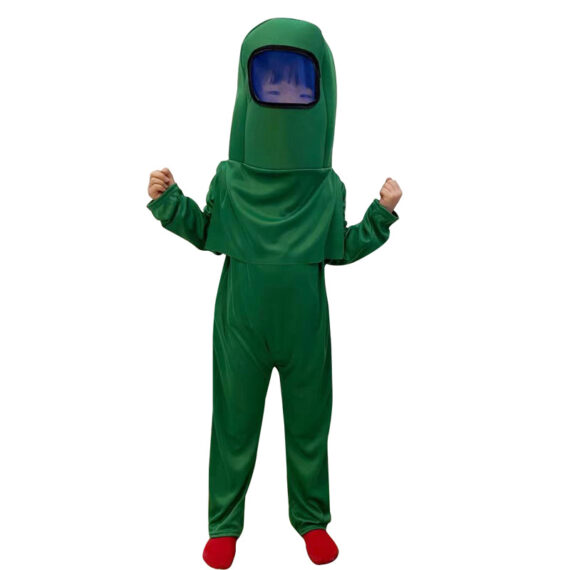 Among US Green Cosplay Costume For Children