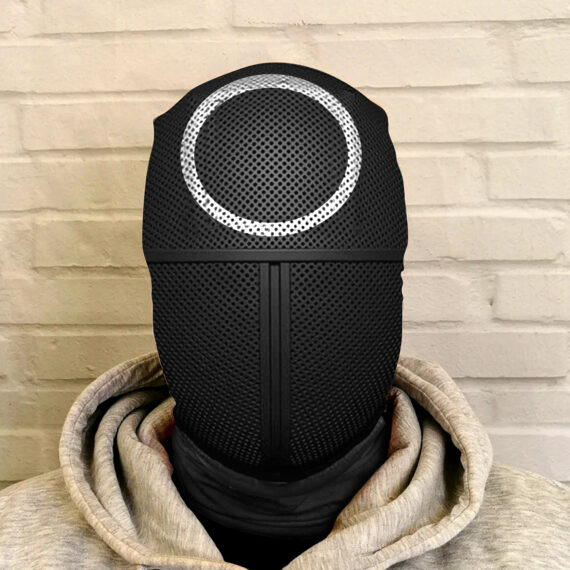 Front Man Round Mask Squid Game Black