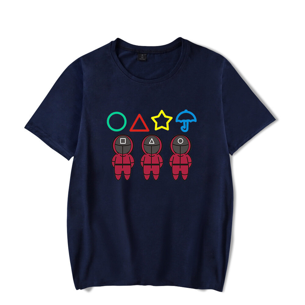 Netflix Squid Game Front Man T Shirt Navy Blue HY9634 - PKAWAY