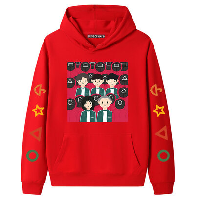 Cool Players Netflix Squid Game Hoodie - Red