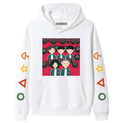Cool Players Netflix Squid Game Hoodie - White