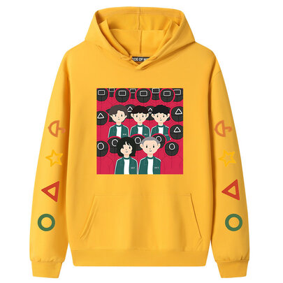 Cool Players Netflix Squid Game Hoodie - Yellow