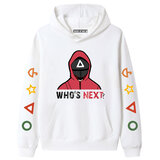 Cool Who Is Next Netflix Squid Game Hoodie - White