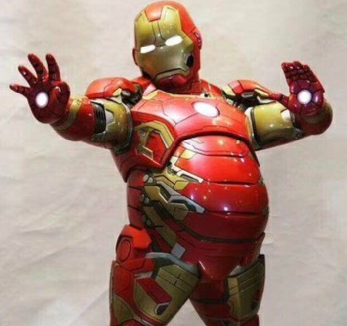 Really tried fat iron man cosplay