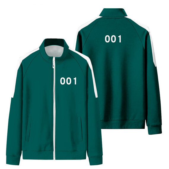 Player Number 001 Squid Game SweatShirt Green